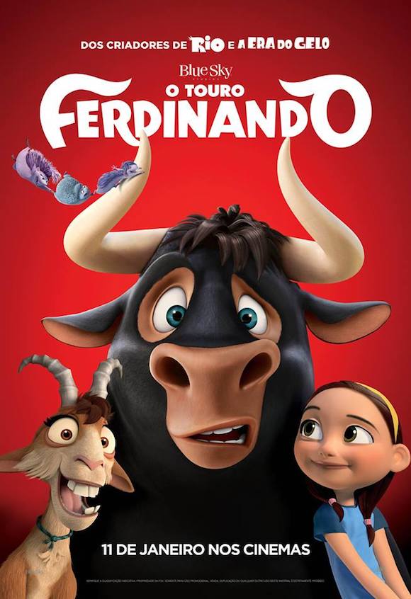 Cartaz do Filme O touro Ferdinando