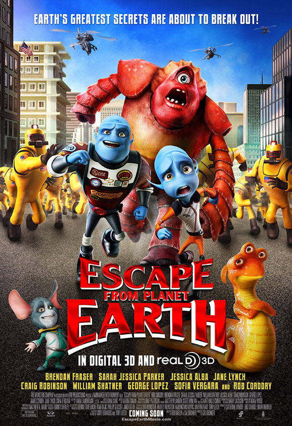 Cartaz do Filme A Fuga do Planeta Terra