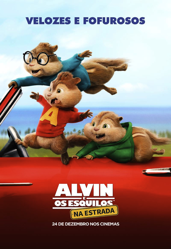 Cartaz do Filme Alvin e os Esquilos: Na Estrada