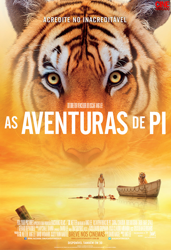 Cartaz do Filme As Aventuras de Pi