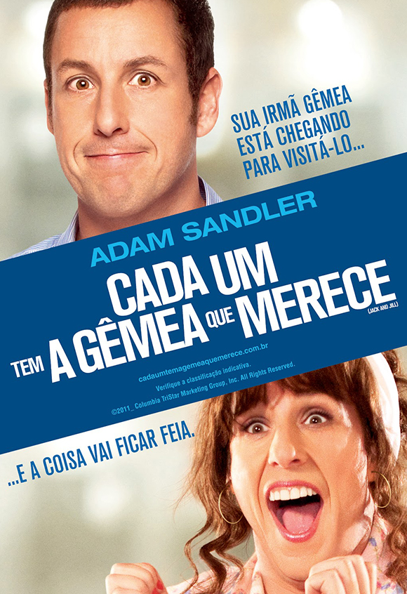 Cartaz do Filme Cada um Tem a Irmã Gemea que Merece