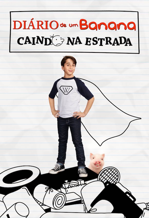 Cartaz do Filme Diário de um banana: Caindo na estrada