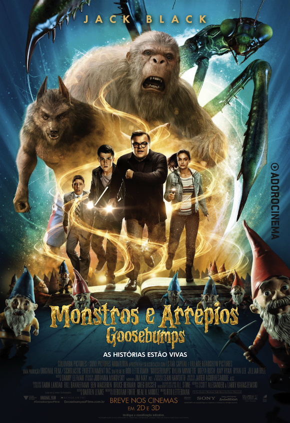 Cartaz do Filme Goosebumps: Monstros e Arrepios