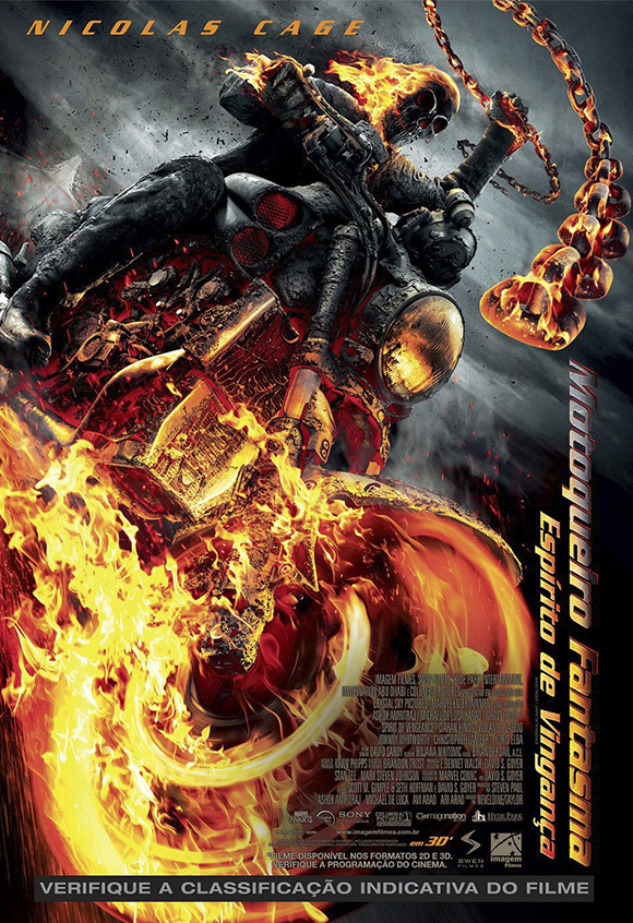 Cartaz do Filme Motoqueiro Fantasma - Espírito de Vingança