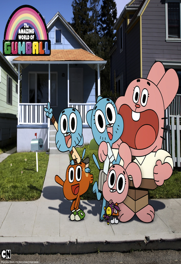 Cartaz do Filme O Incrível Mundo de Gumball