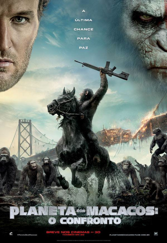 Cartaz do Filme Planeta dos Macacos - O Confronto