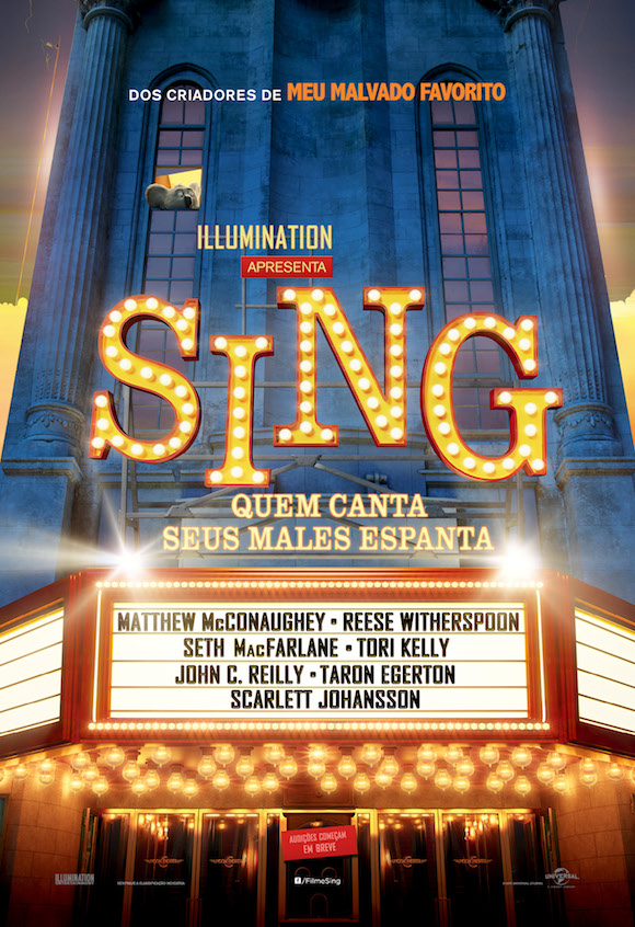 Cartaz do Filme Sing: Quem canta seus males espanta