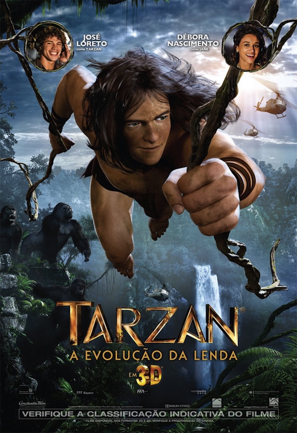 Cartaz do Filme Tarzan 3D: A Evolução da Lenda
