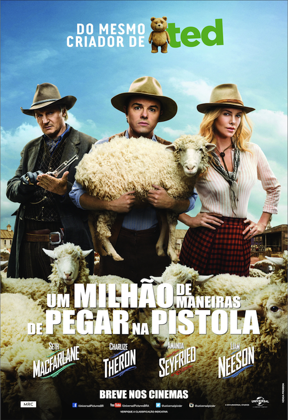 Cartaz do Filme Um Milhão de Maneiras de Pegar na Pistola
