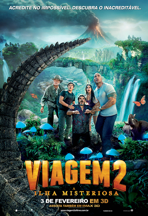 Cartaz do Filme Viagem 2 - A Ilha Misteriosa