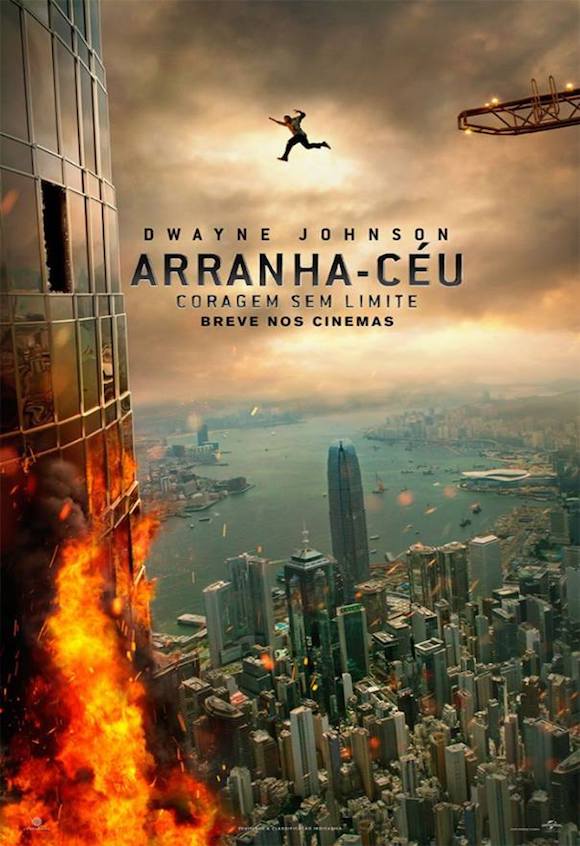 Cartaz do Filme Arranha-céu: coragem sem limite