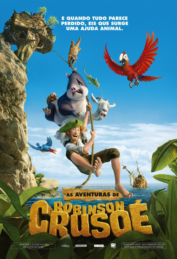 Cartaz do Filme As Aventuras de Robinson Crusoé
