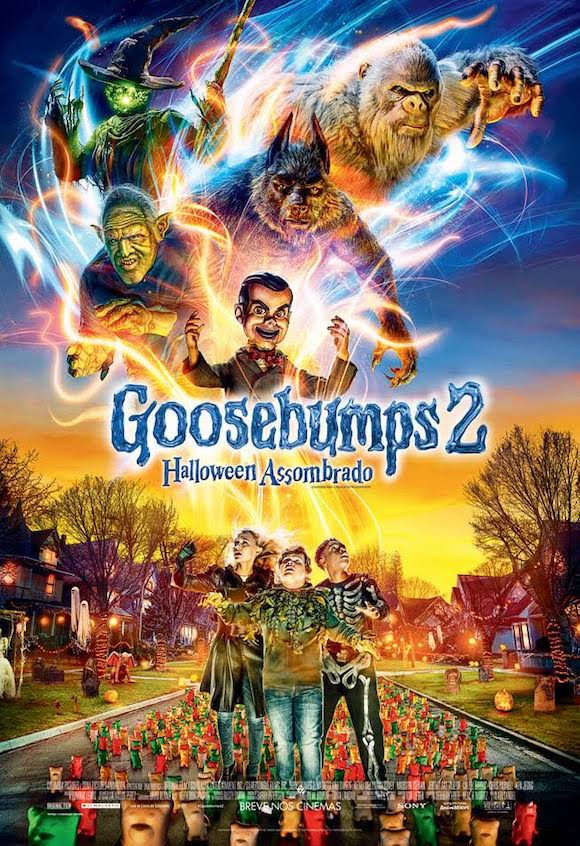 Cartaz do Filme Goosebumps 2: halloween assombrado