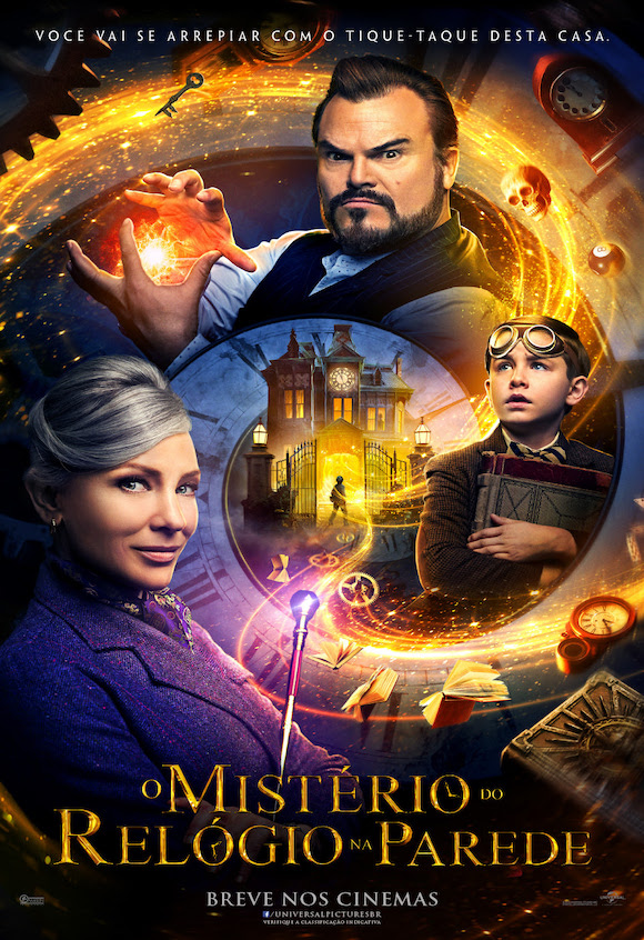Cartaz do Filme O mistério do relógio na parede