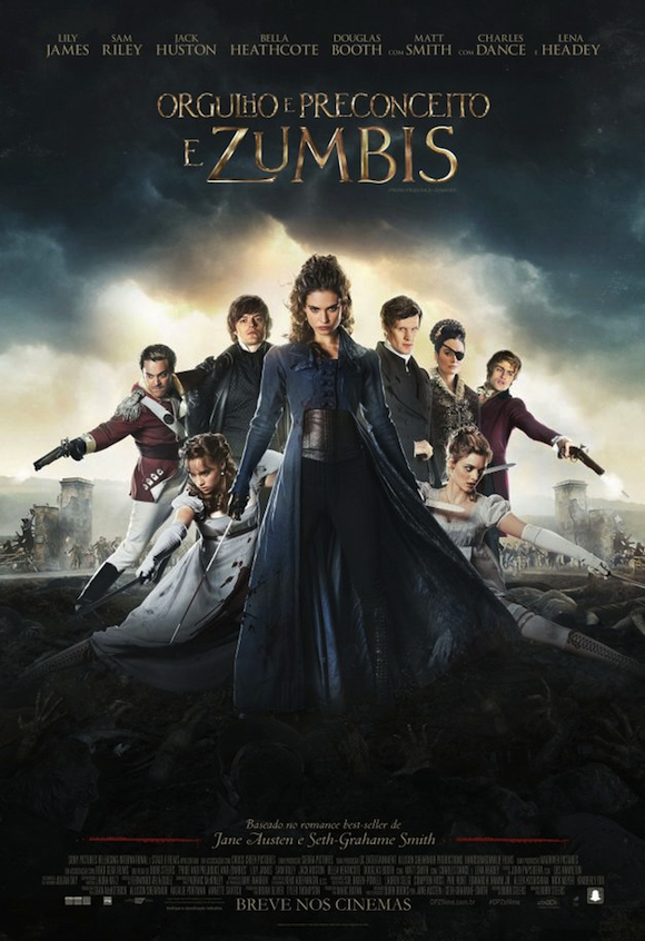 Cartaz do Filme Orgulho e Preconceito e Zumbis