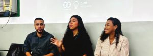 Mesa de convidados em evento do CAMP Mangueira